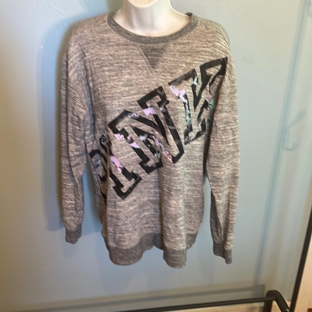 Victoria secret Pink grey sweatshirt